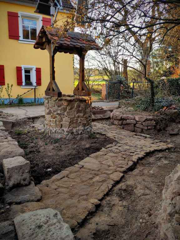 SANDSTEINPFLASTER VERFUGEN