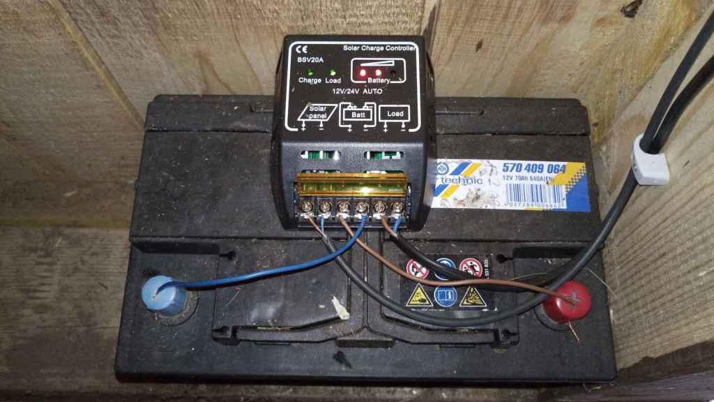 Autobatterie Verdrahtung