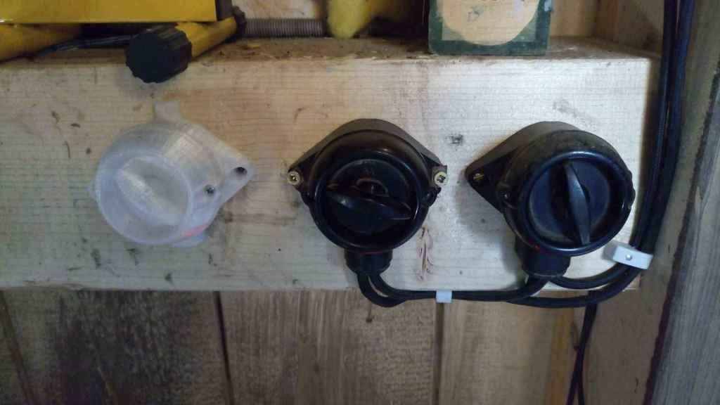 Drehschalter Installation