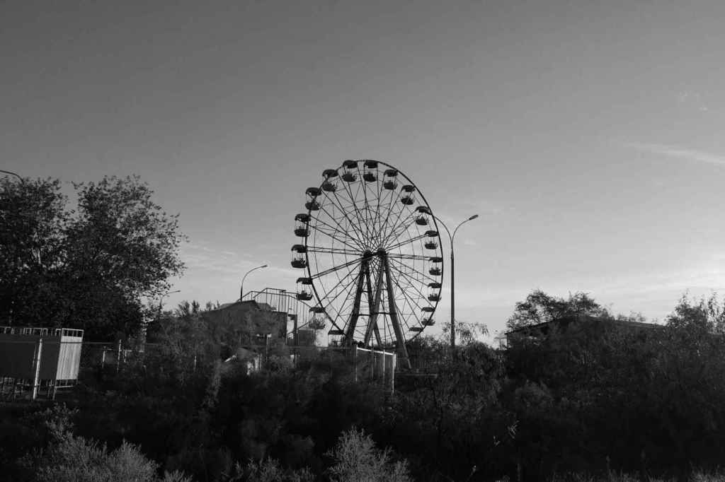 Riesenrad im Stadtpark Baikonur