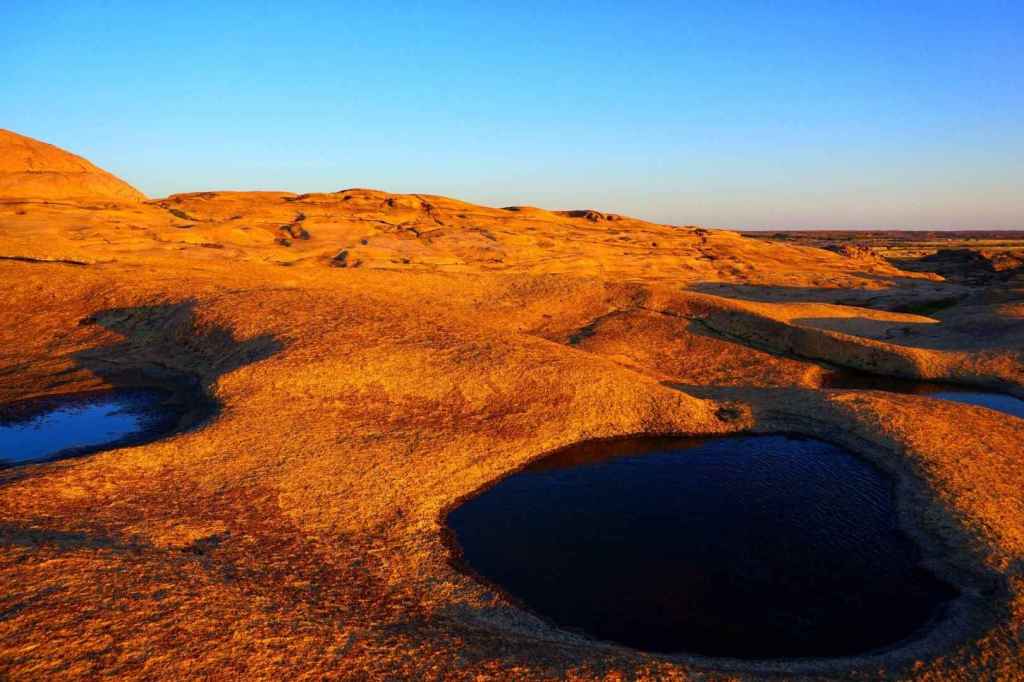 Sonnenuntergang am Vulkan