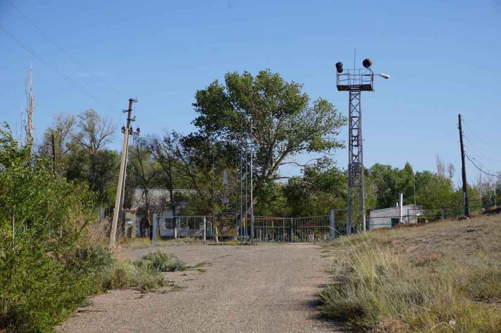 Militärgelände am Bektau Ata