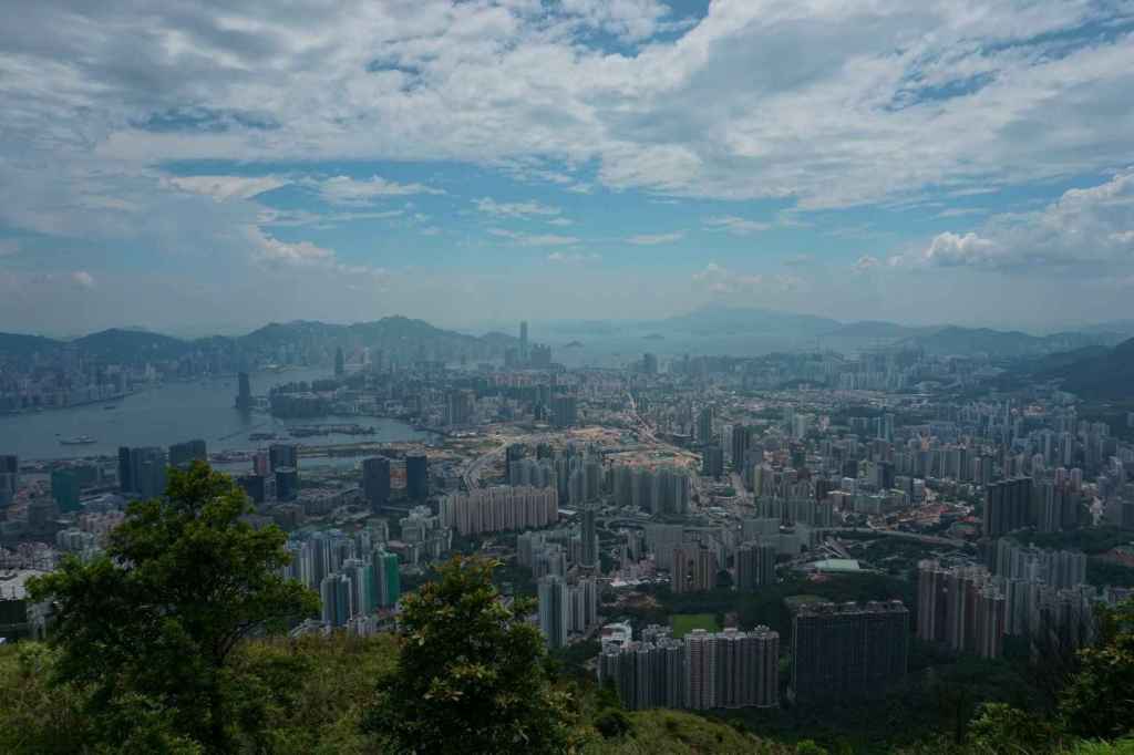 Ausblick über Hongkong