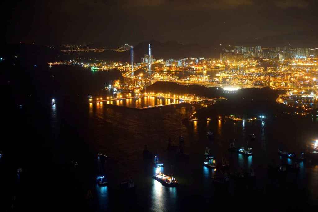 Hongkong bei Nacht