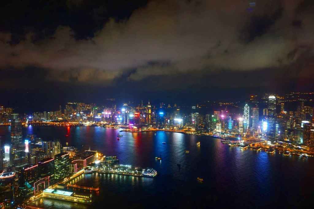 Hongkong bei Nacht