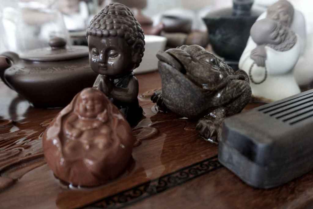 Teezeremonie Figurinen