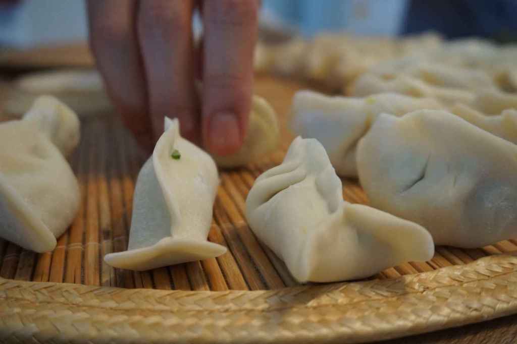 Jiaozi-Zubereitung