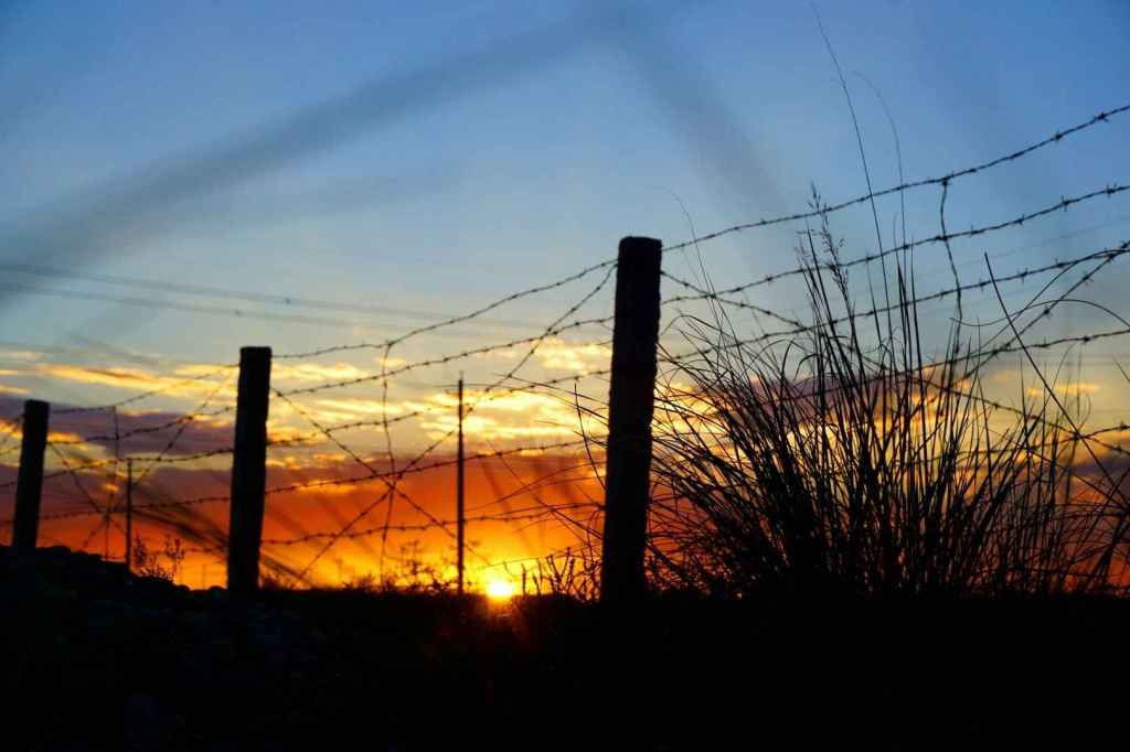 Sonnenuntergang in der Landschaft