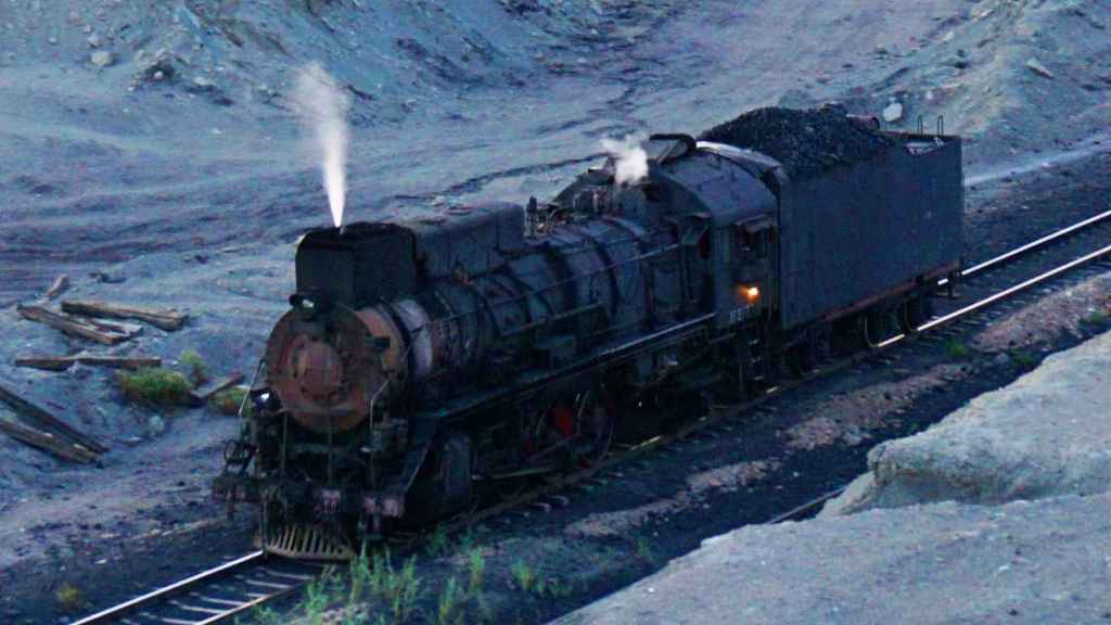 Rückfahrt in den Tagebau