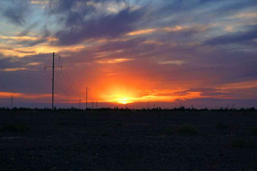 Sonnenaufgang in der Wüste