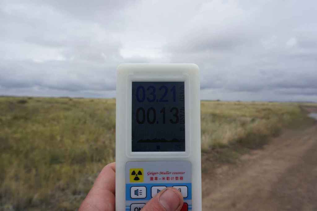 Geigerzähler 300 m von Ground Zero
