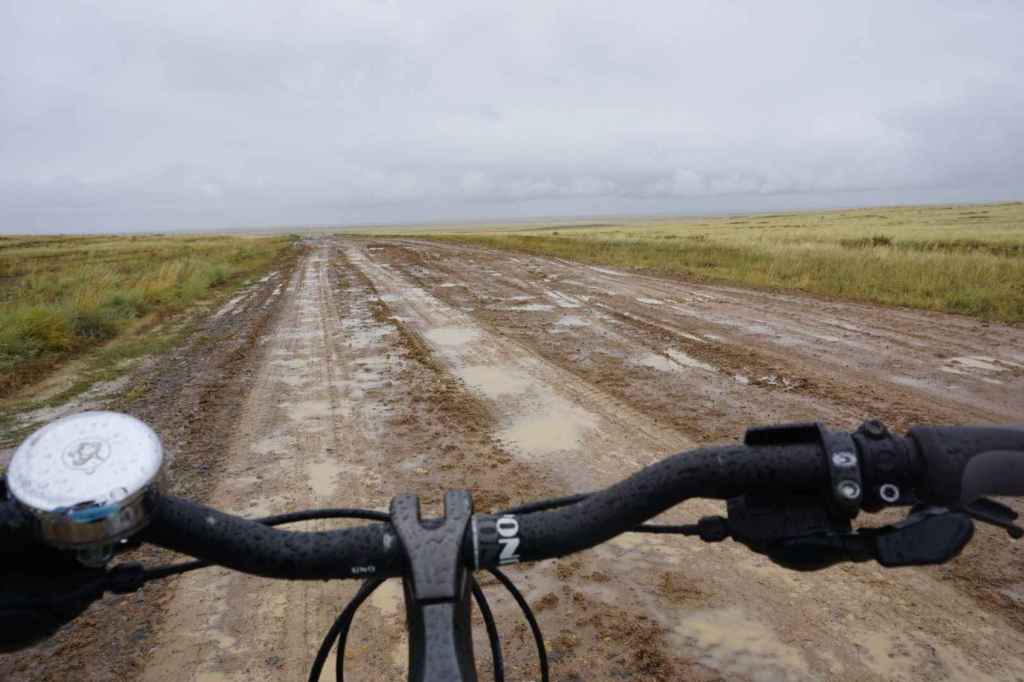 Rückweg Regen Kurtschatow