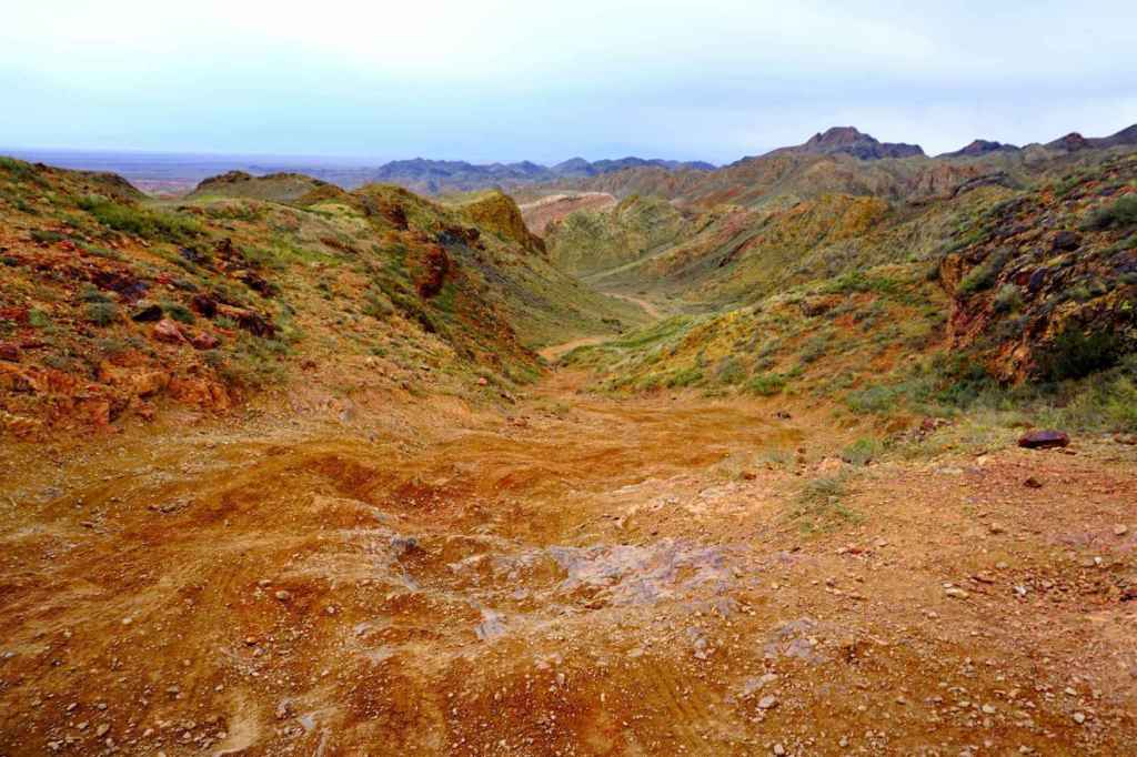 Straße in den Canyon