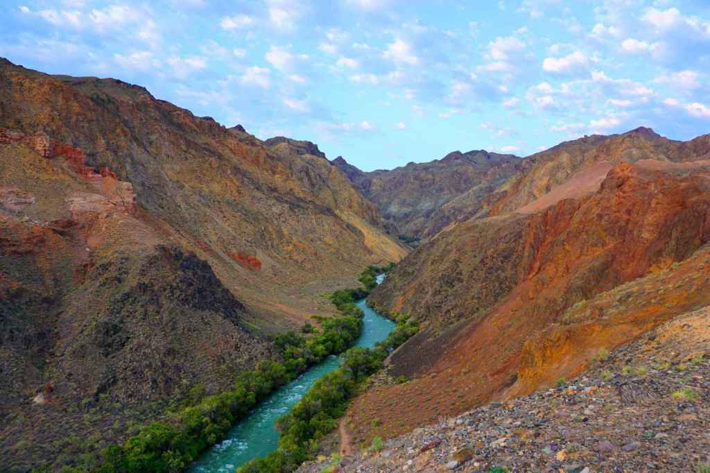 Sonnenaufgang im Camp