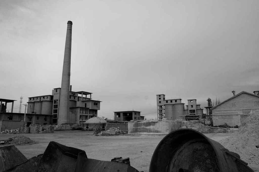 Gelände Schwarz-Weiß