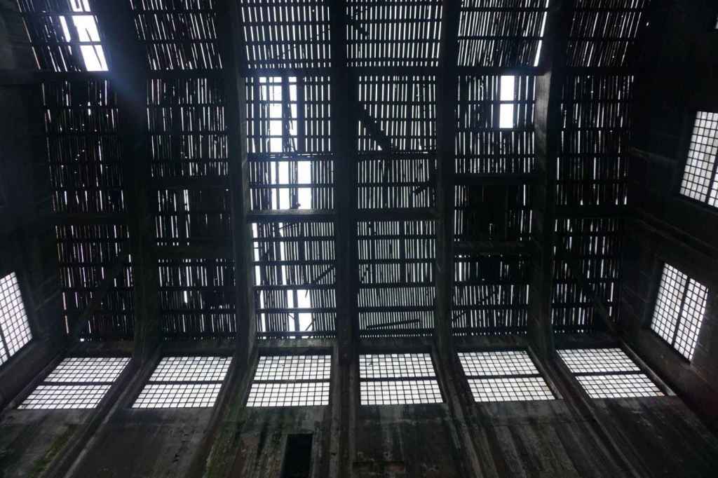 Dach des Kesselraums