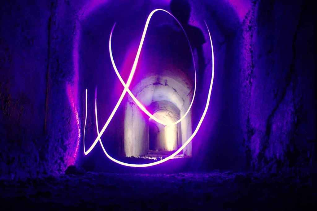 Lichtspiele im Bunker