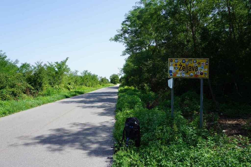 Ortsschild von Željava