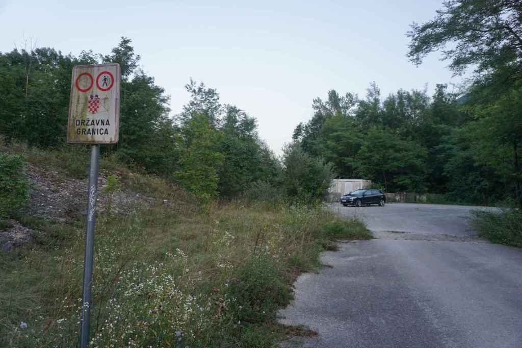 Grenze Kroatien nach Bosnien