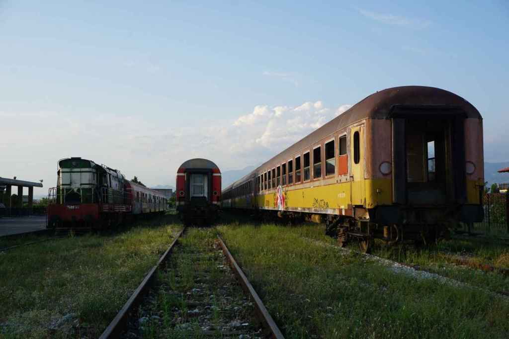 Shkodra Bahnsteig