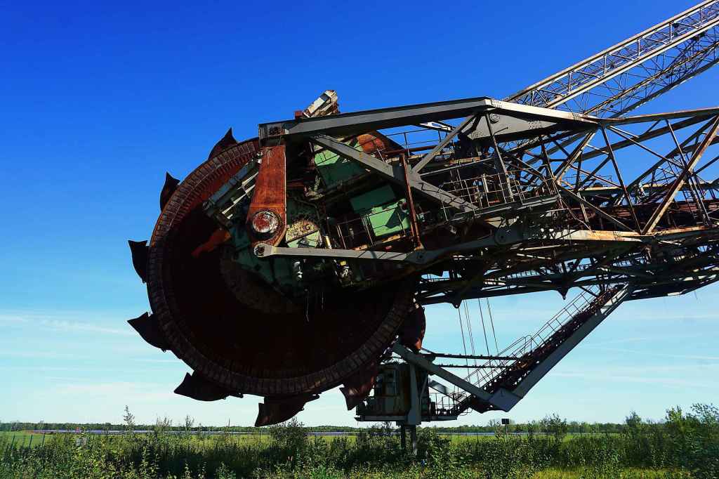 Das riesige Schaufelrad