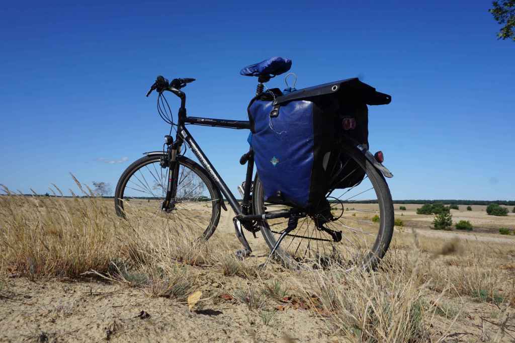 Fahrrad in der Wüste