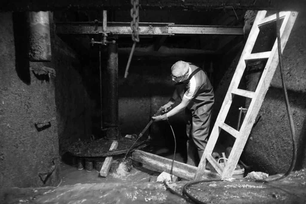 Francis-Turbine Reinigung