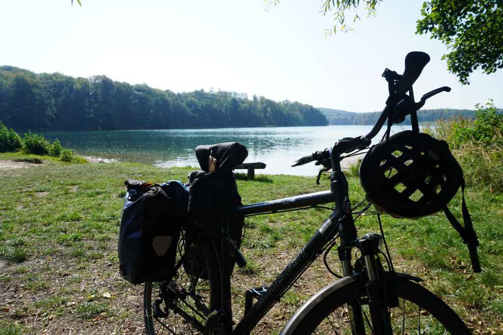 Fahrrad am See
