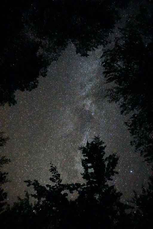 Zelten unter der Milchstraße