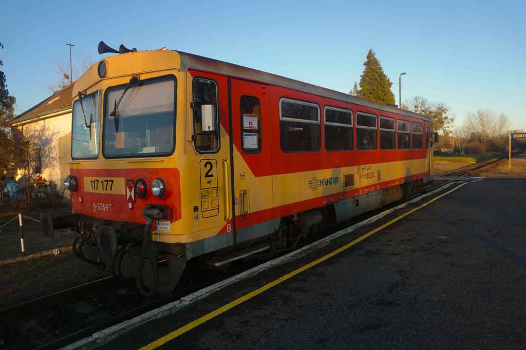 Rückfahrt mit dem Zug