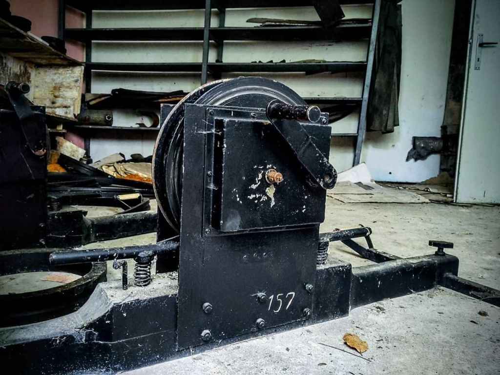 Zurückgelassene Gerätschaften