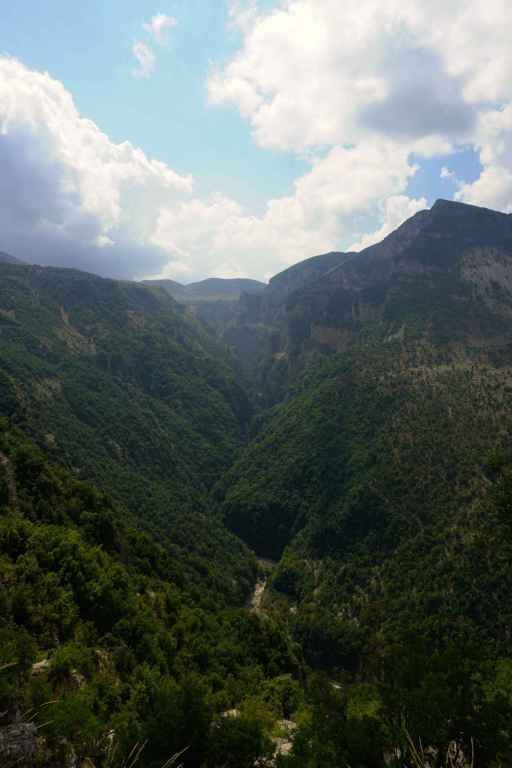 Nivica Canyon von oben