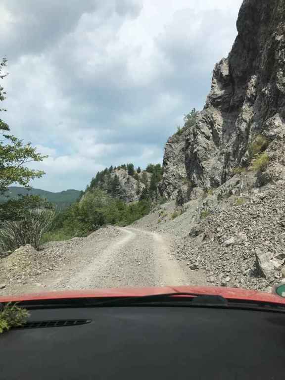 Straße zum Babica-See