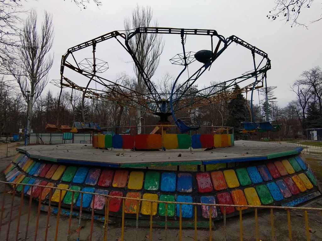 Karussell im Vergnügungspark