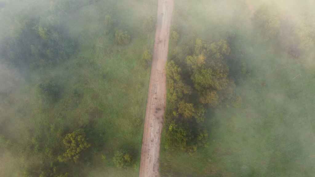 Schotterstraße Von Oben