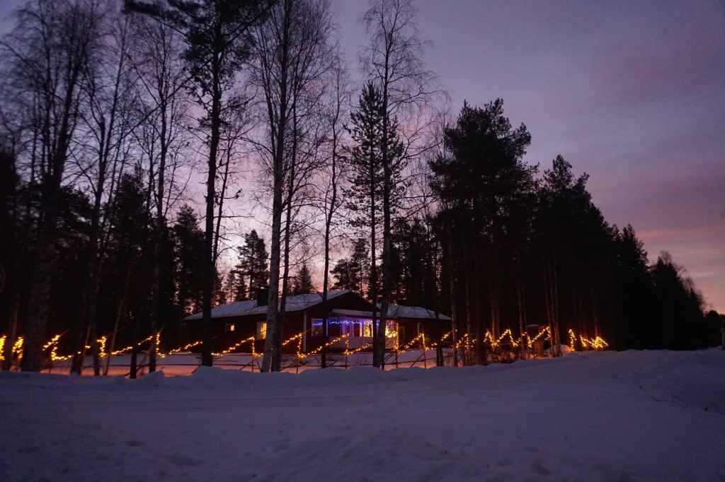 Zaun Mit Lichterkette