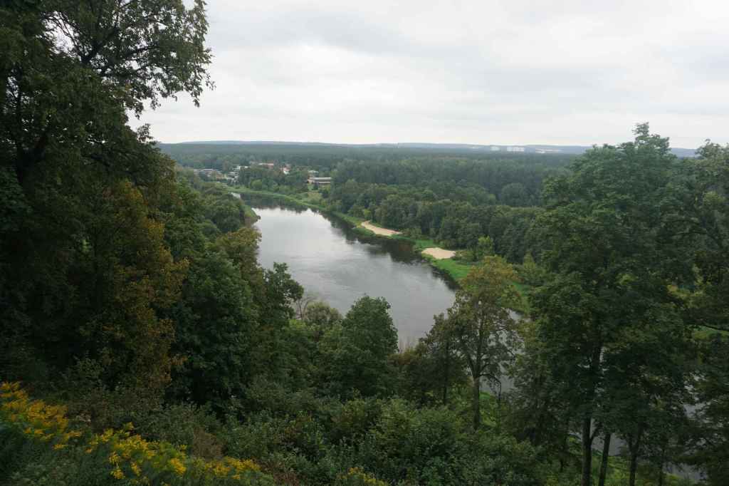 Schloss Verkiai Aussichtspunkt