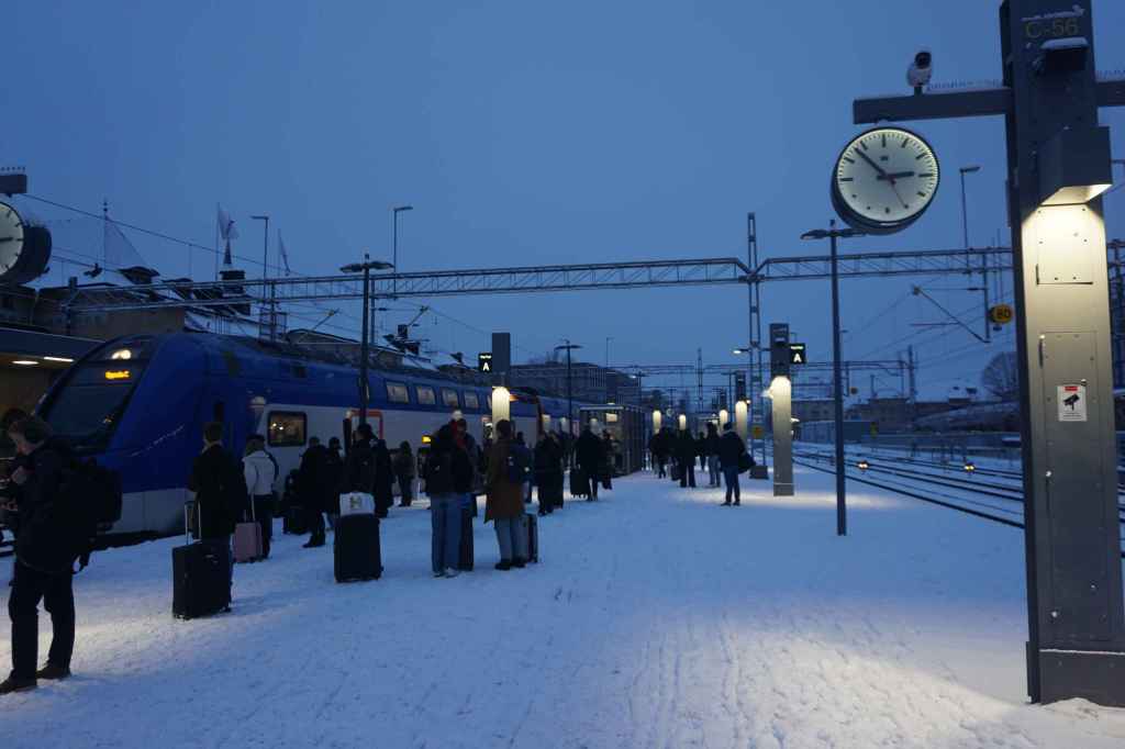 Stockholm Bahnhof Fahrt Nach Gävle
