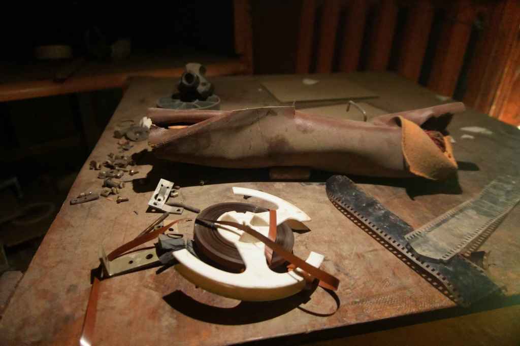 Historischer Filmschneideraum