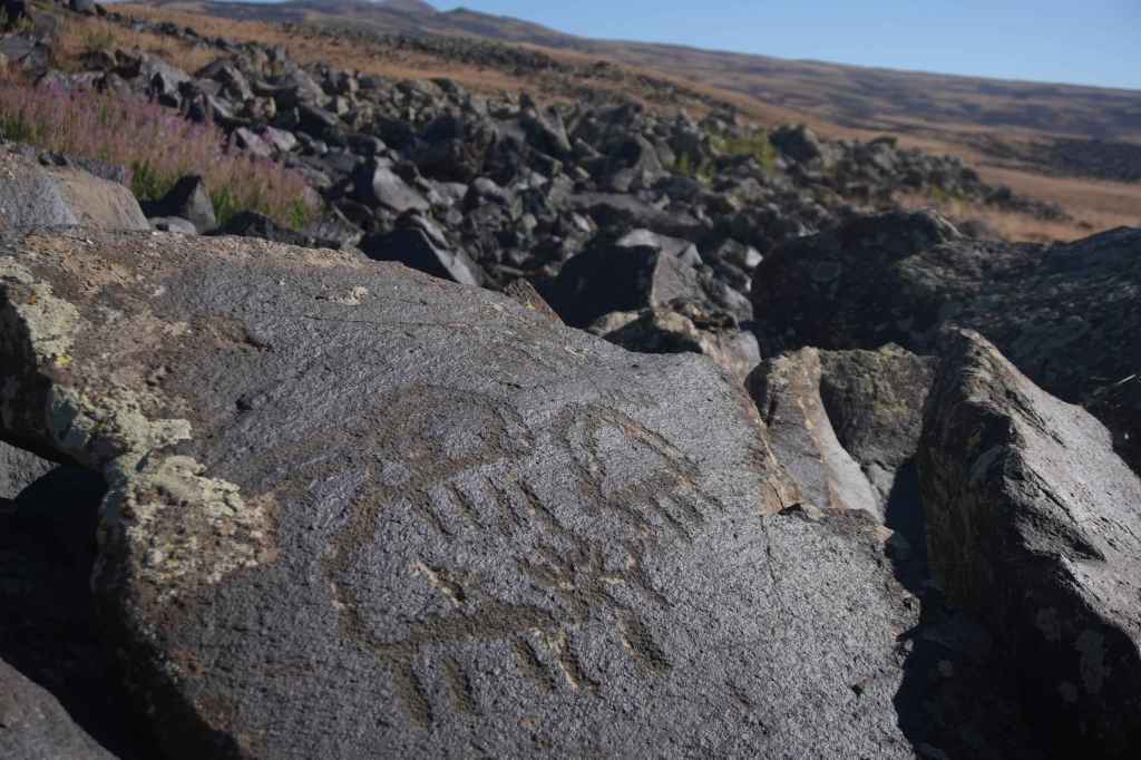 Weitere Petroglyphen