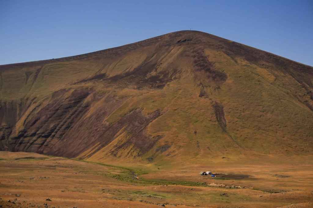 Jurte am Vishapasar-Vulkan