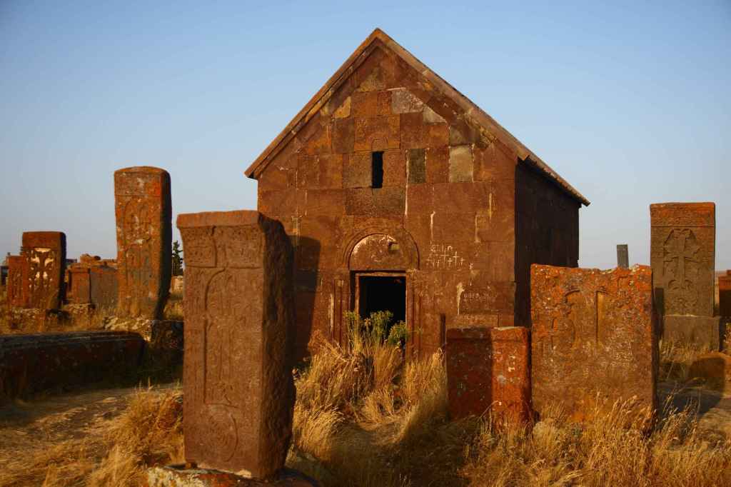 Kapelle auf dem Noratus-Friedhof