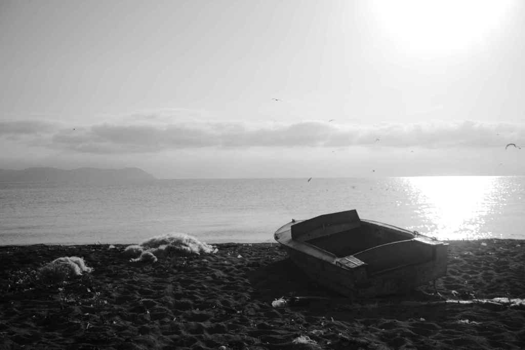 Fischerboot am Sewansee