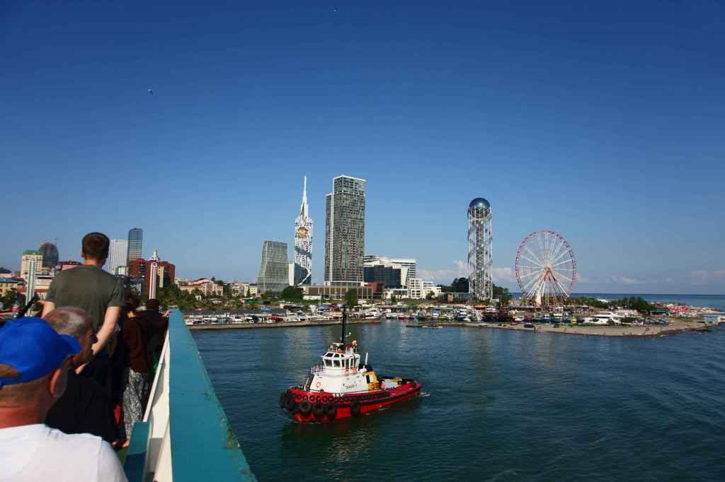 Einlaufen in Batumi