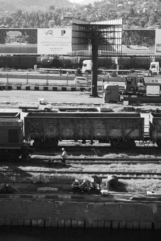 Hafenarbeiter in Batumi