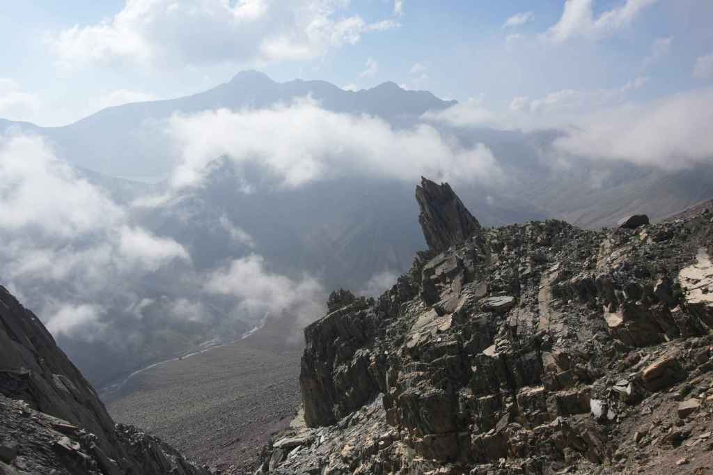 Abstieg ins Tal des weißen Aragvi