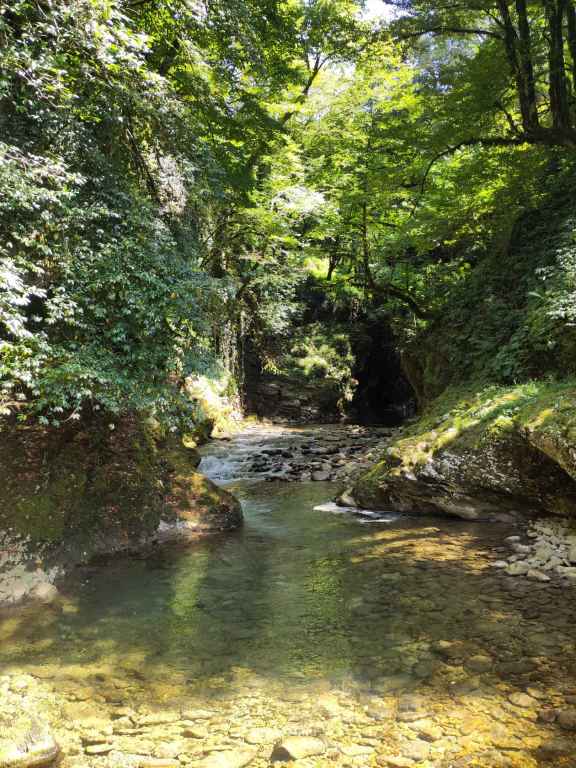 Balda Canyon von unten