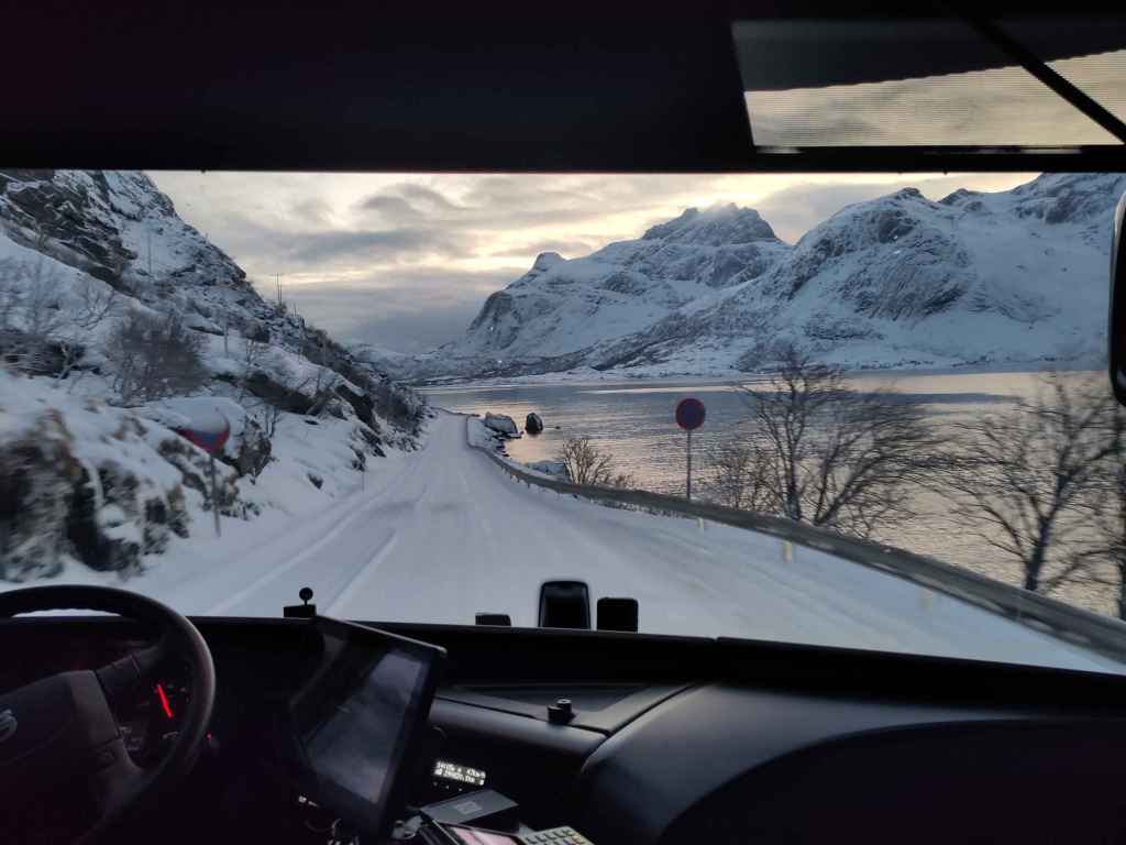 Anfahrt Bus 300 Von Narvik