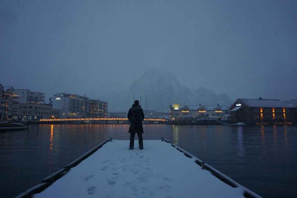 Steg Im Zentrum Von Svolvärs
