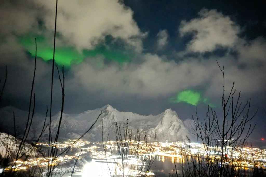 Polarlichter Über Svolvär